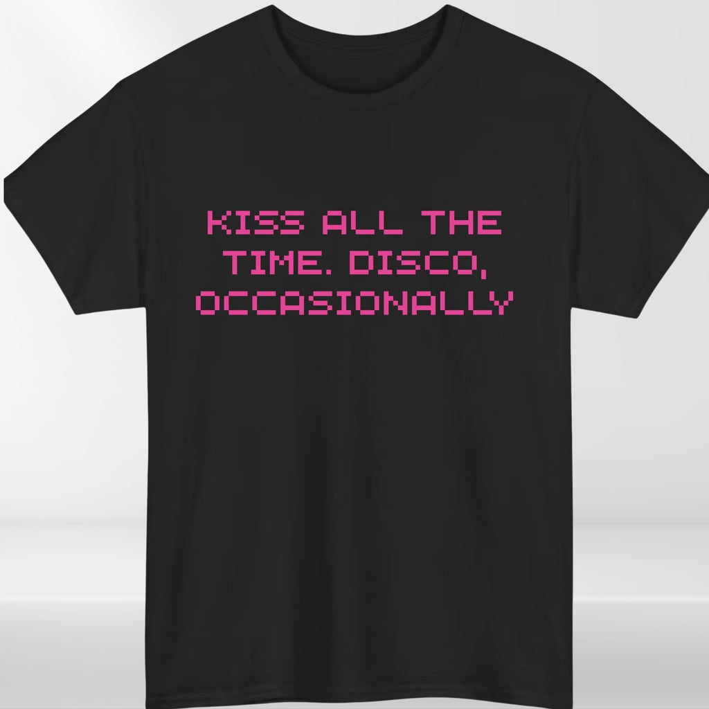 Kiss All The Time Disco Occasionally T Shirt Music Fan Concert Tee Top