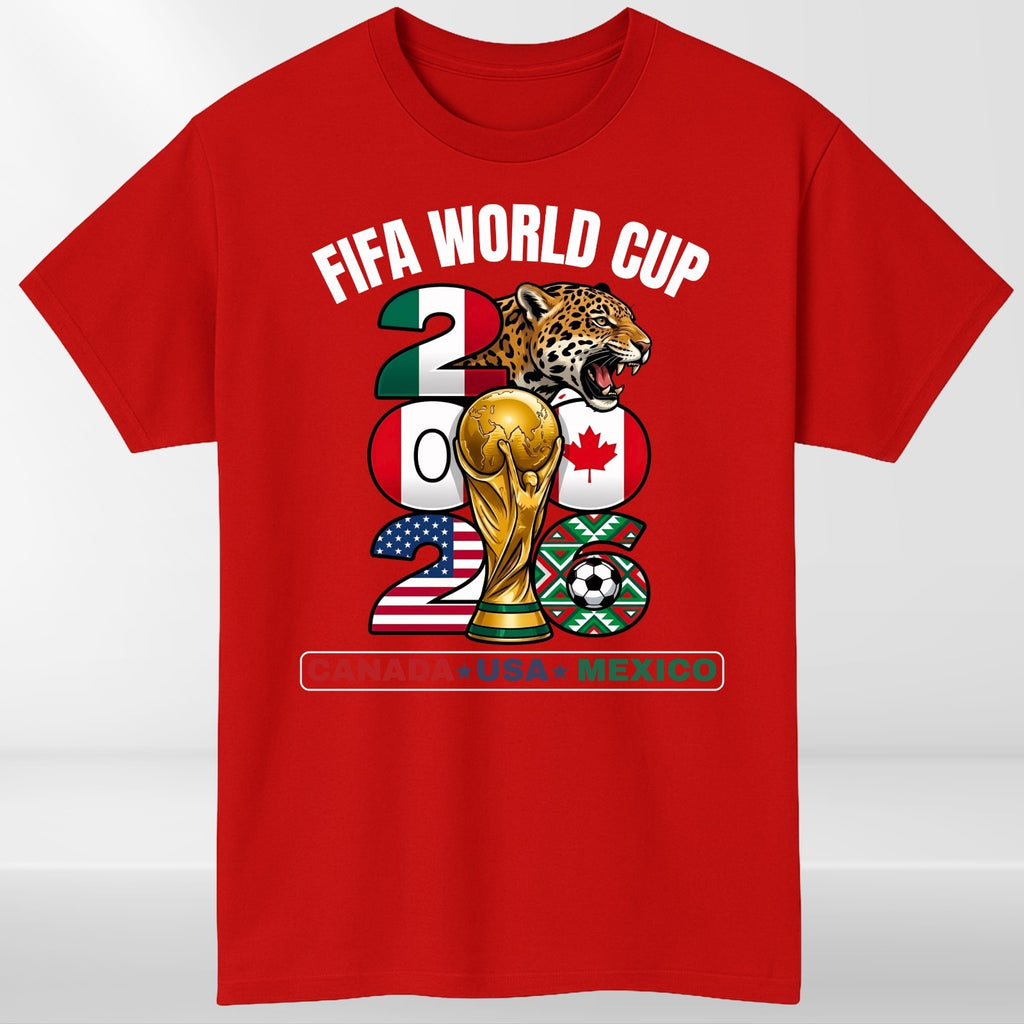 Canada USA Mexico World Cup 2026 T-Shirt - Patriotic Soccer Host Nations Tee
