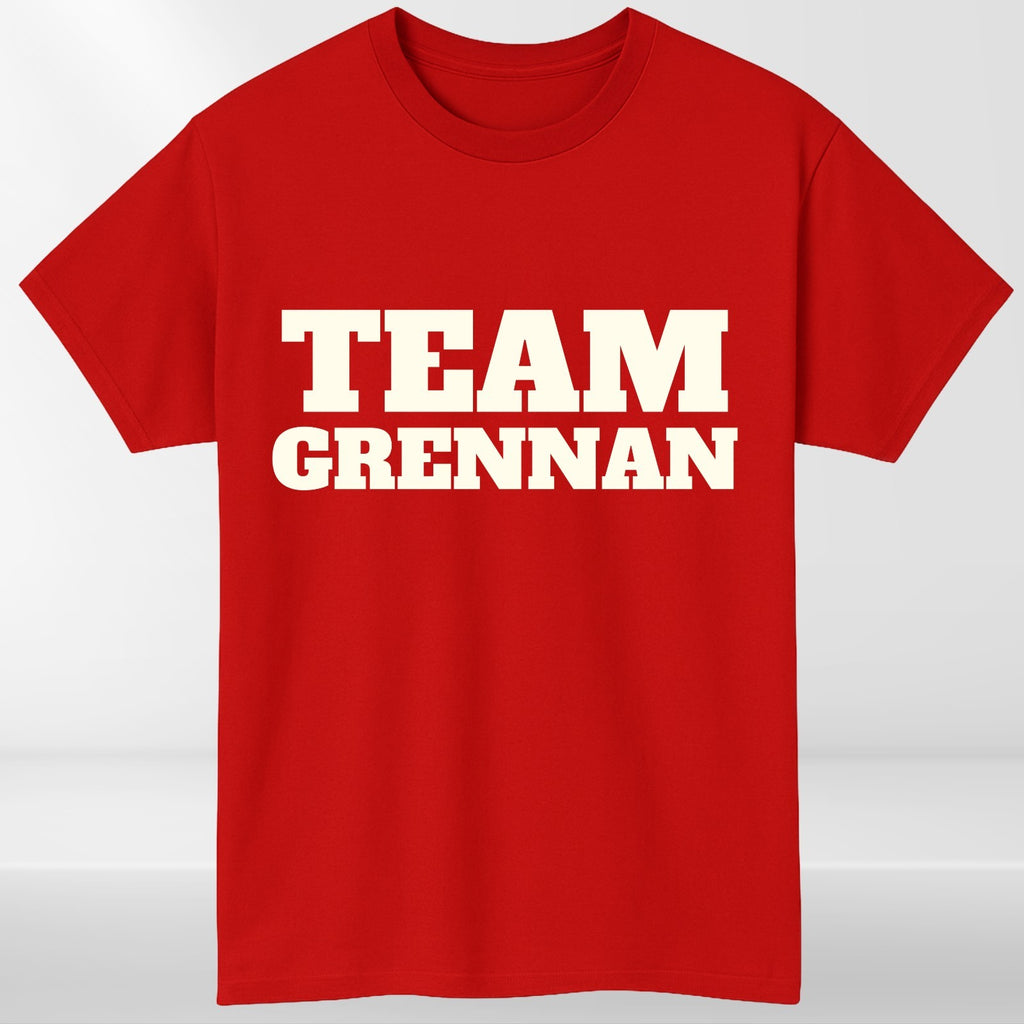 Personalised Team T-Shirt Custom Surname Name Unisex Hen Stag Group Tee