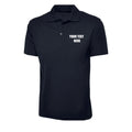 Personalised Embroidered Polo Shirt, Custom Text Or Logo Workwear Polo Shirt