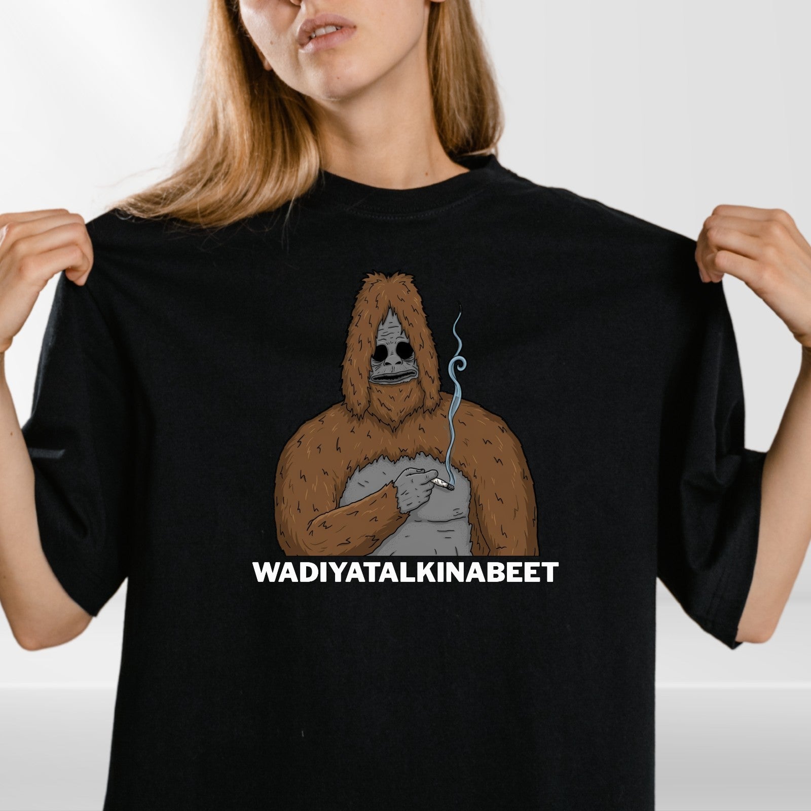 Sassy The Sasquatch Smoke Big Lez Cool Unisex T-Shirt