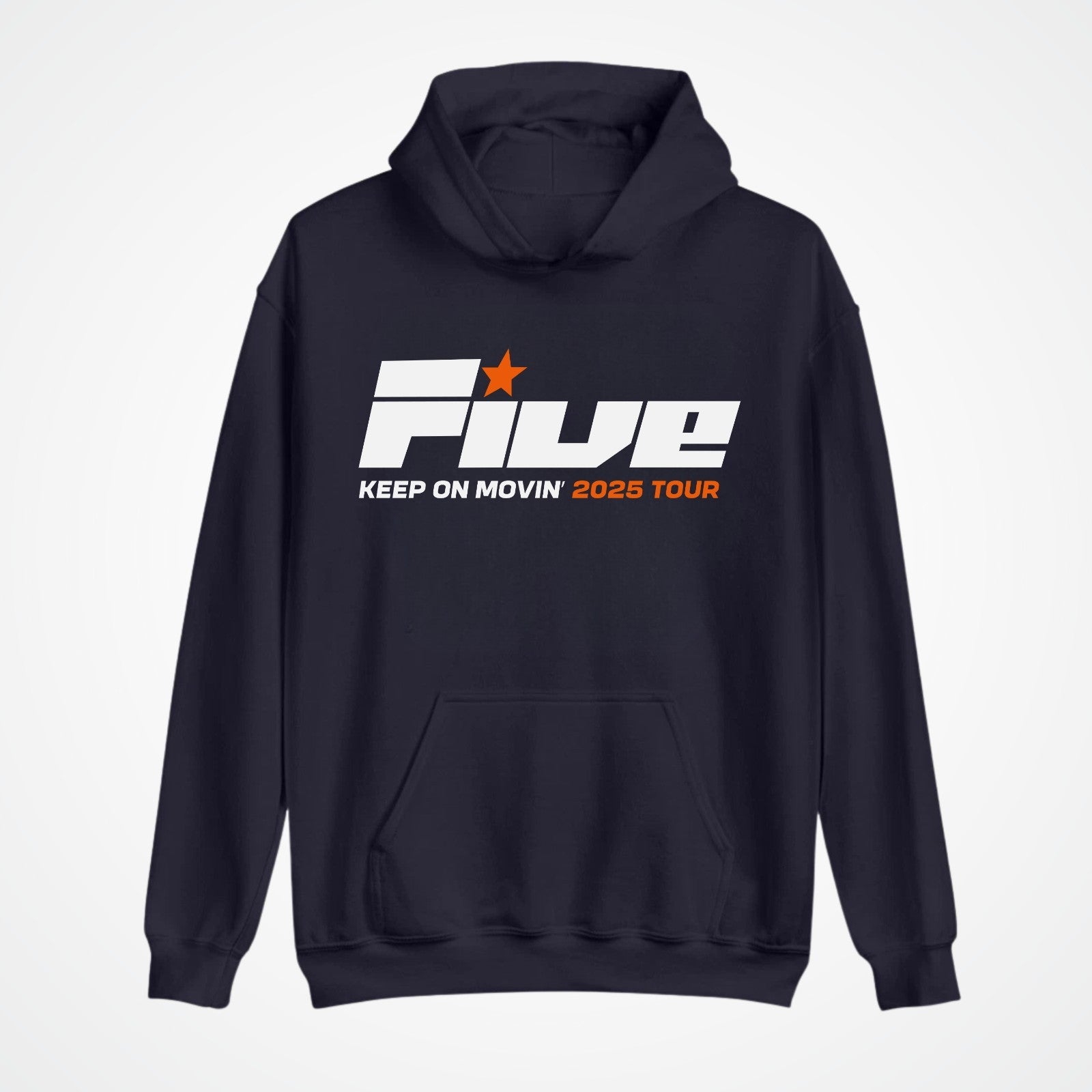 Five Keep On Movin Tour 2025 Hoodie Uk Pop Tour Concert Fans Gift Unisex Jumper