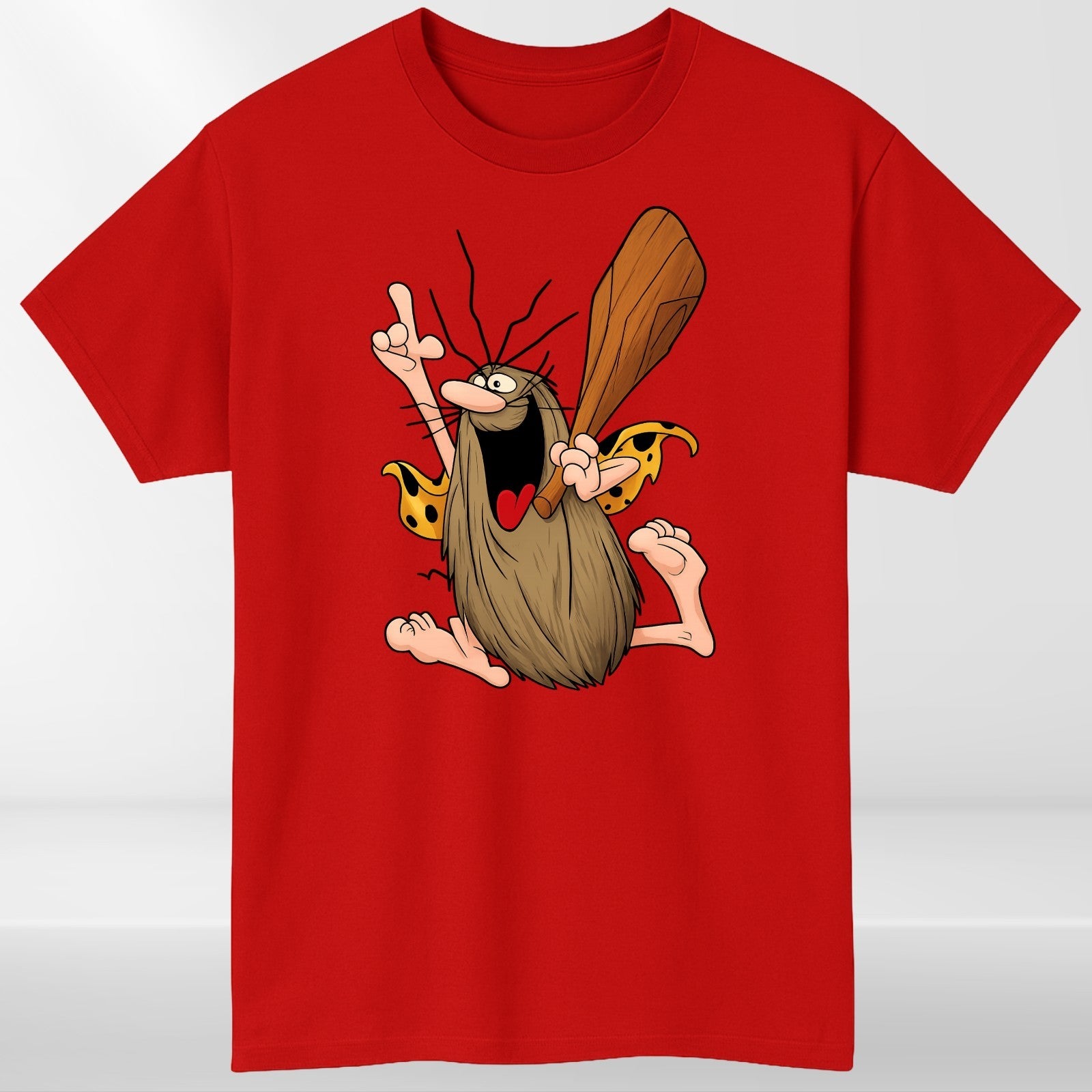 Vintage Captain Caveman Cartoon T-Shirt Retro Hanna Barbera Graphic Gift Tee Top