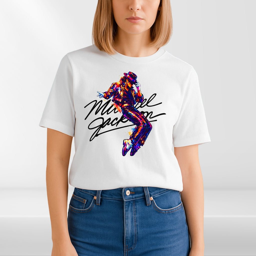 Michael Jackson Inspired Dance Graphic T-Shirt King of Pop Music Unisex Tee Gift