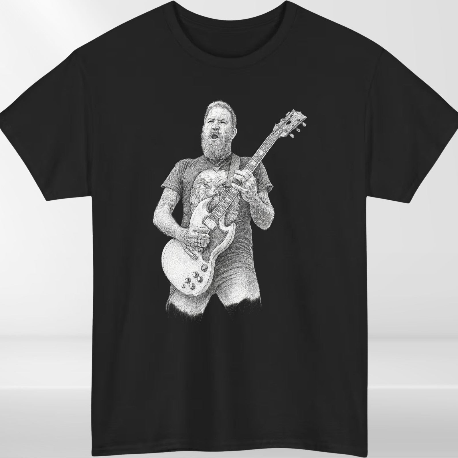 New Brent Hinds Mastodon Band Cotton Black All Size T Shirt Unisex