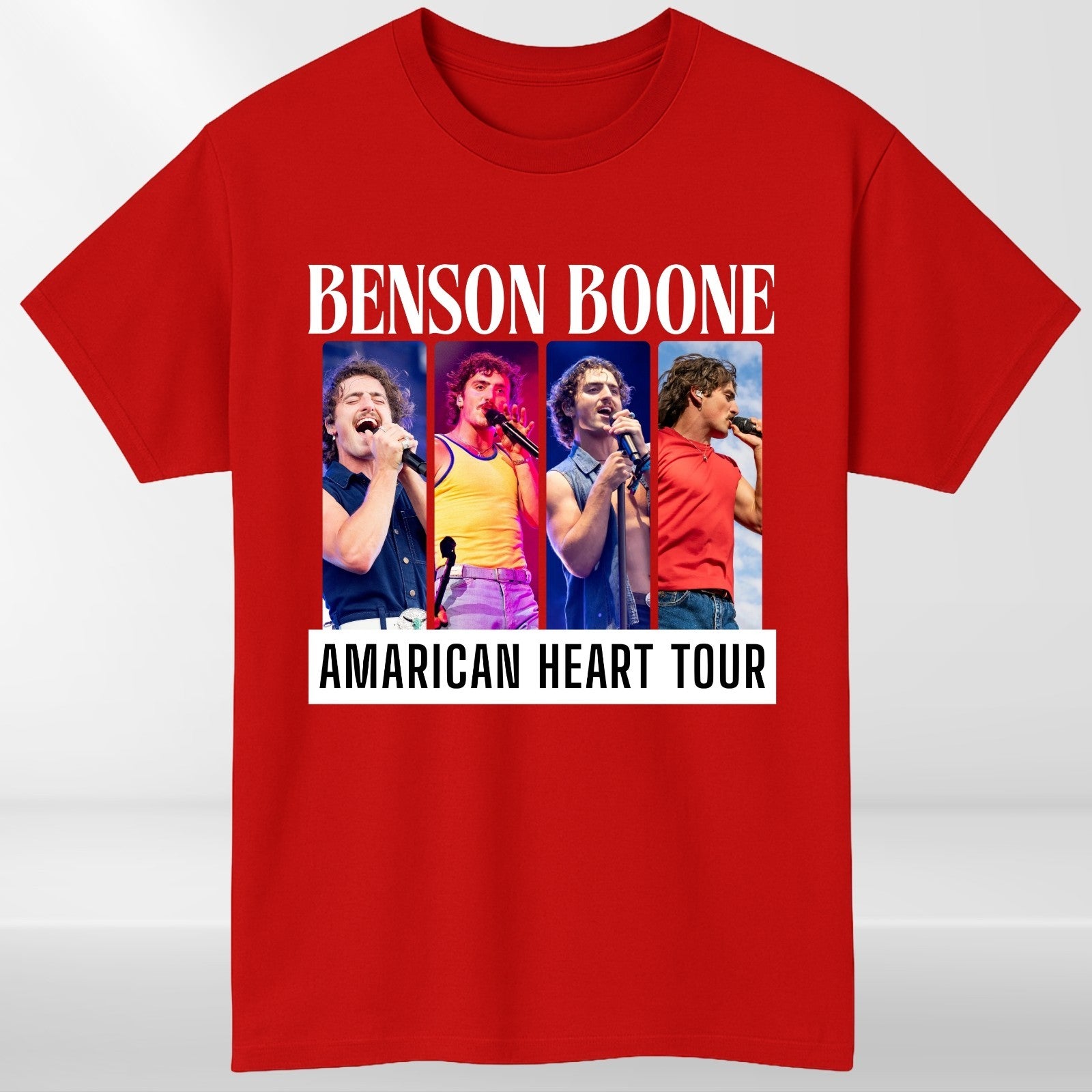 Benson Boonet  T Shirt American Heart Tour T Shirt | Live in Concert Tee 3y -4xL