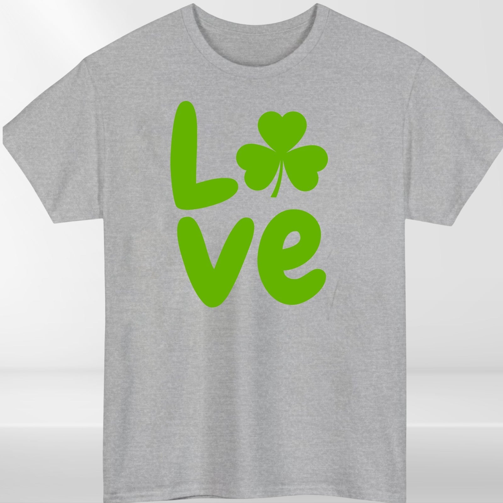St Patricks Day Family Matching T-Shirts Love Shamrock Black Cotton Unisex