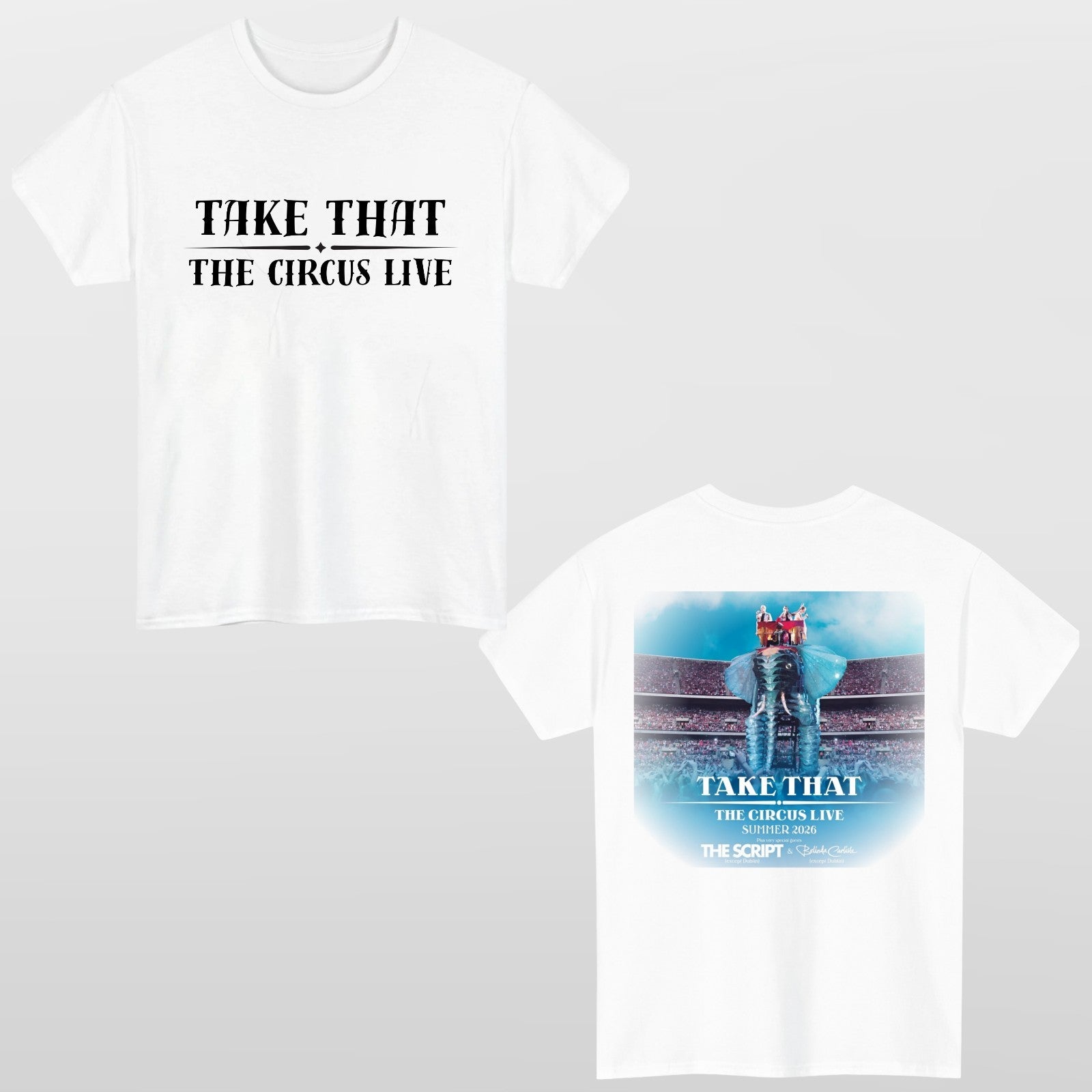Take That Tour Shirt 2026 | The Circus Live Concert Tee