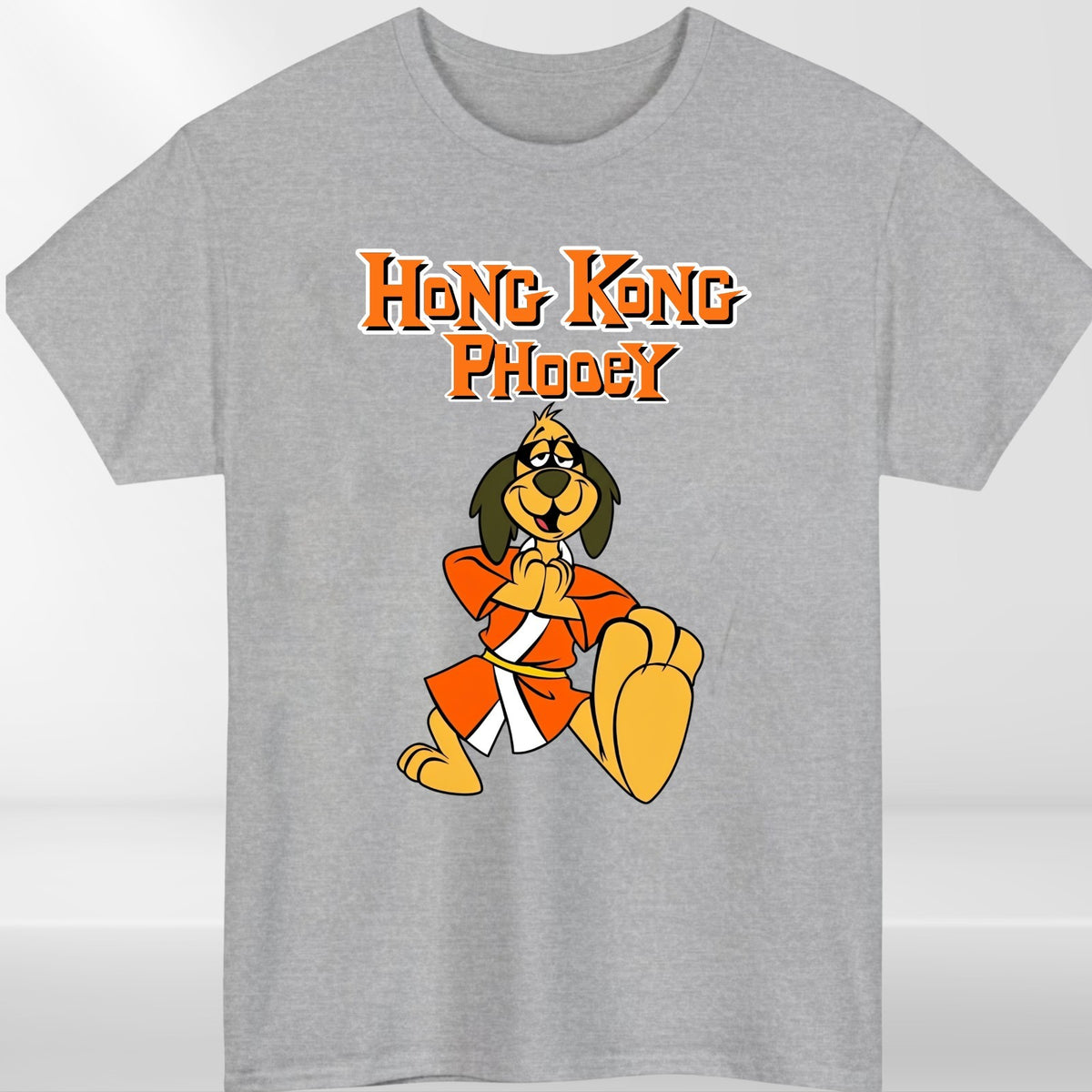 Hong Kong Phooey Inspired Vintage Cartoon T Shirt Retro Fan Tee Top UK