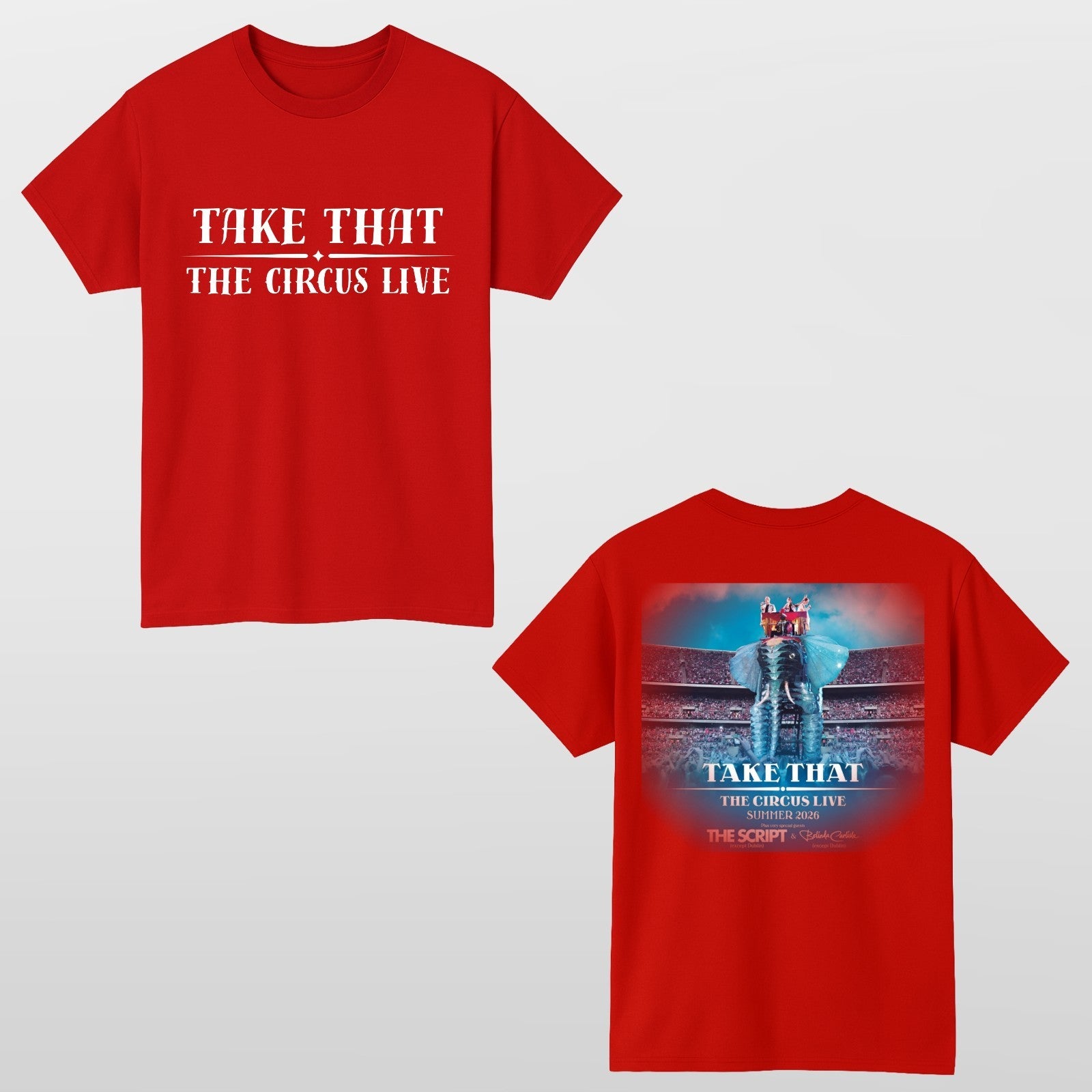 Take That Tour Shirt 2026 | The Circus Live Concert Tee