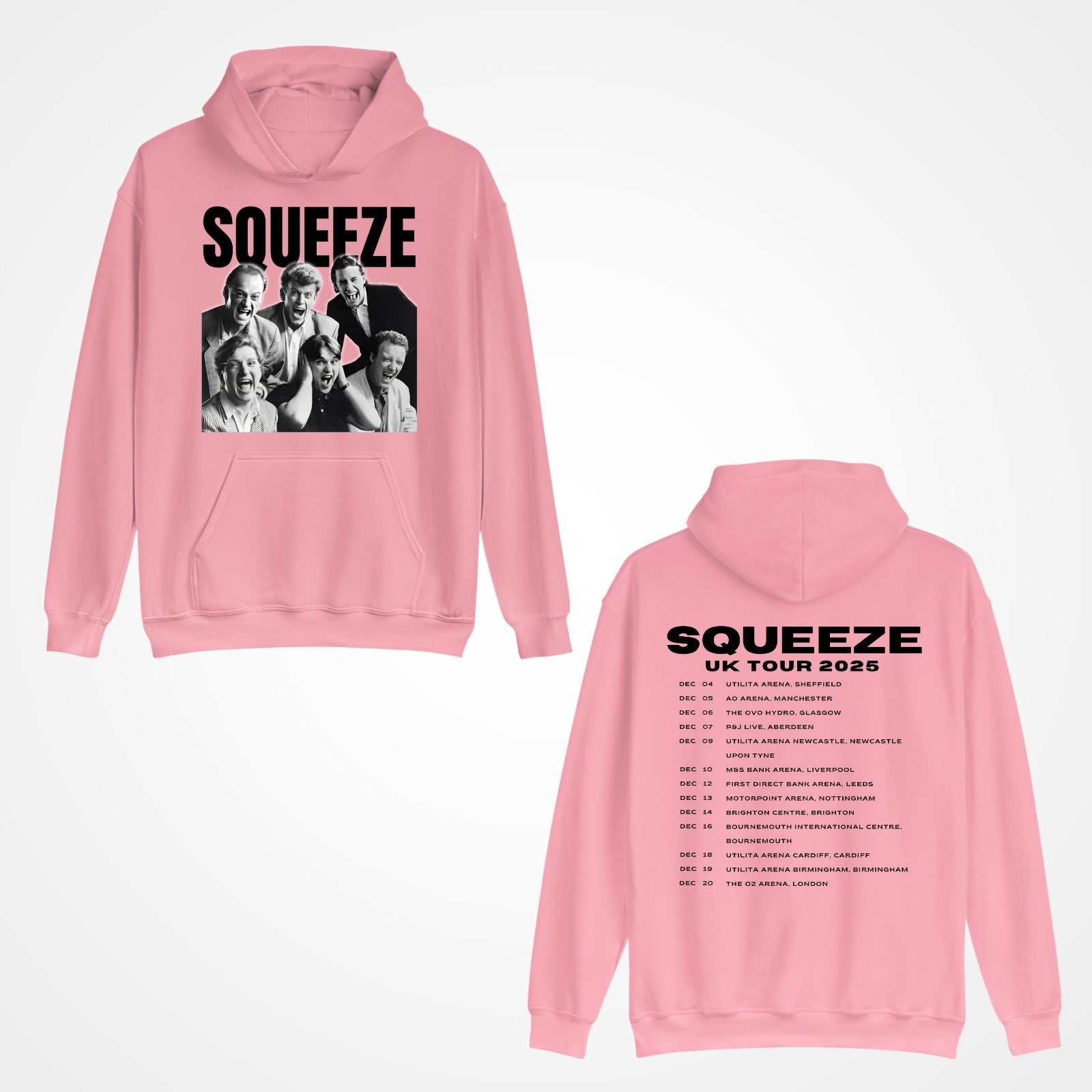 80s British Pop UK Tour 2025 Hoodie | Retro Band Hoodie|Music Lovers Gift 3Y–4XL