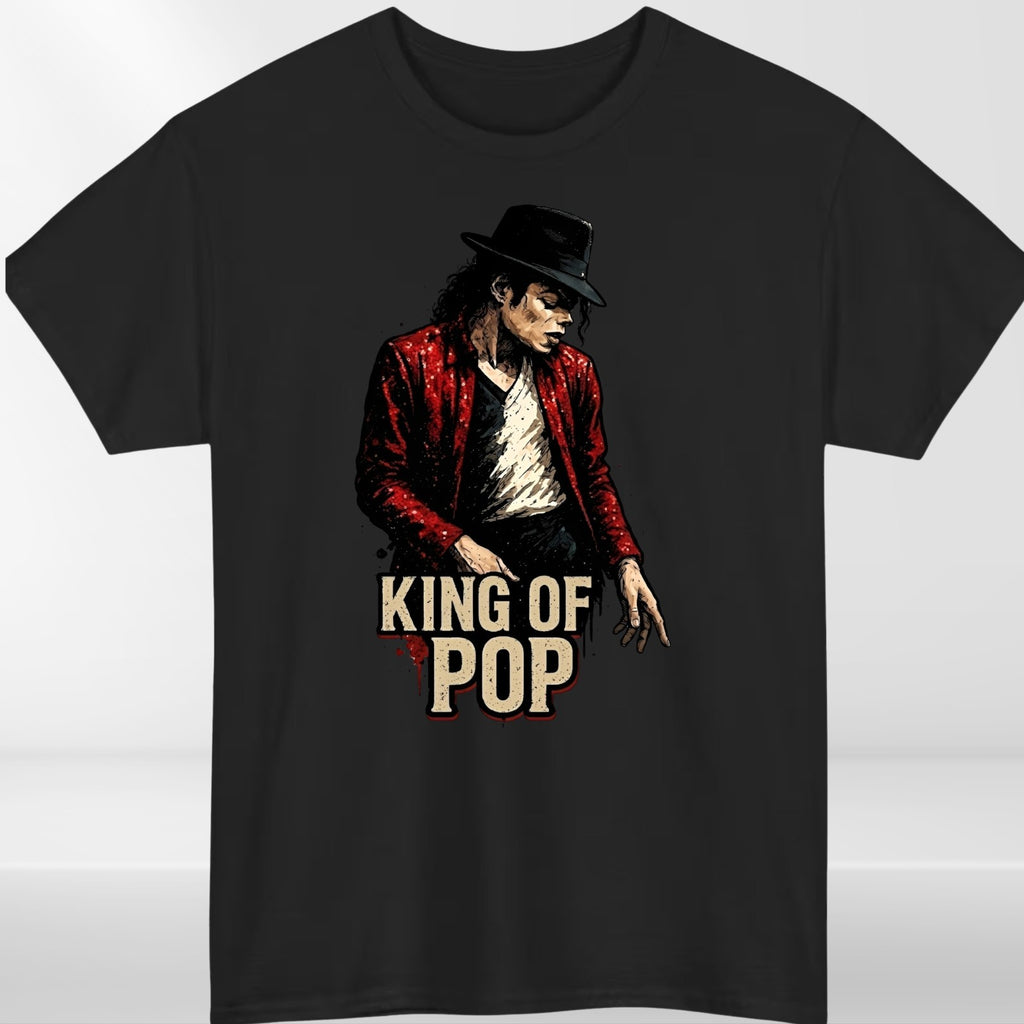 Michael Jackson Inspired King of Pop T-Shirt Music Fan Unisex Graphic Tee UK
