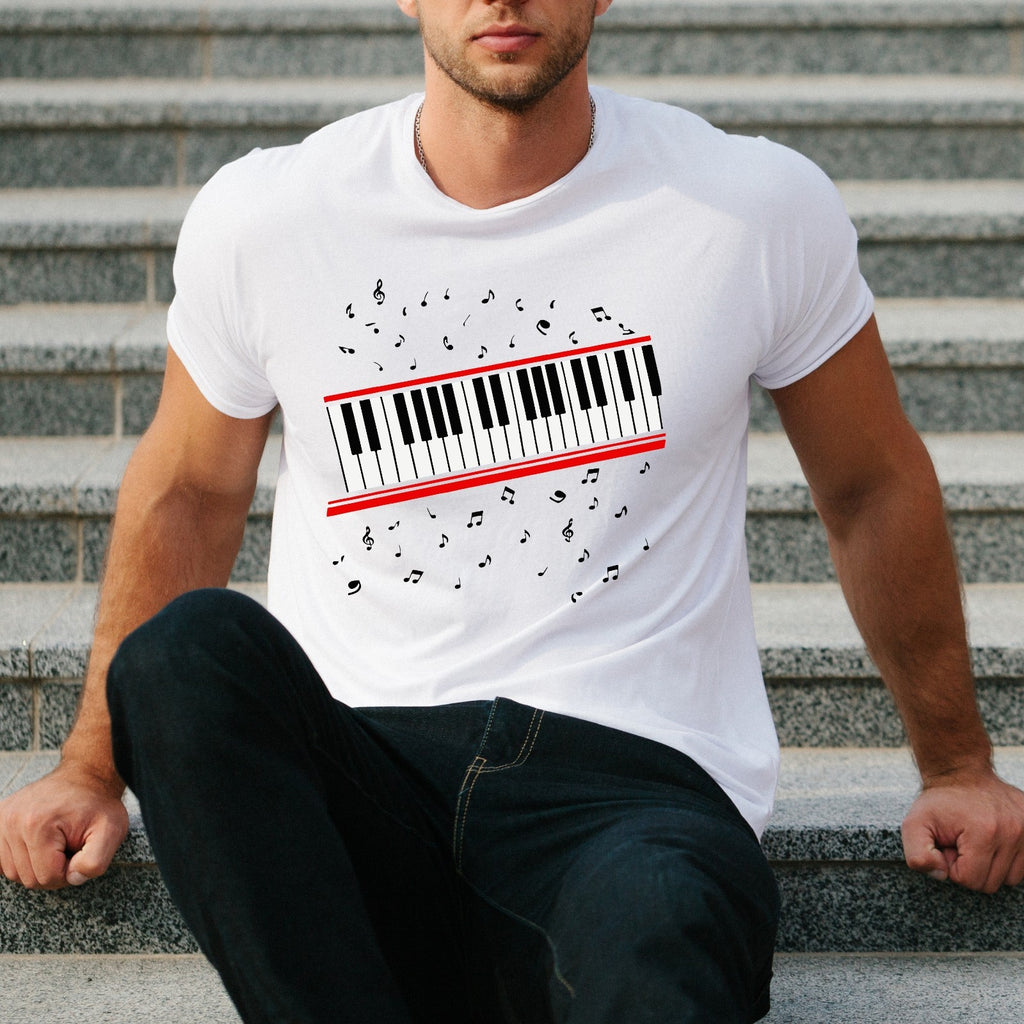 Piano Beat It Michael Jackson Mens Kids T shirt Mtv Video Retro Hipster T Shirt