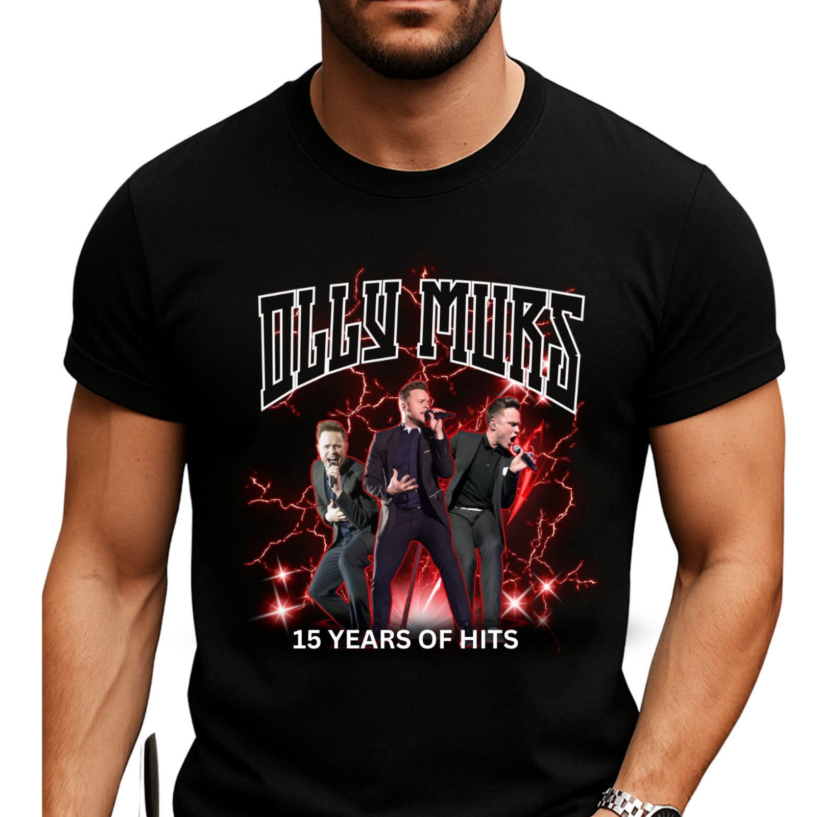Olly Murs 15 years of hits T-Shirt Style A product view 5
