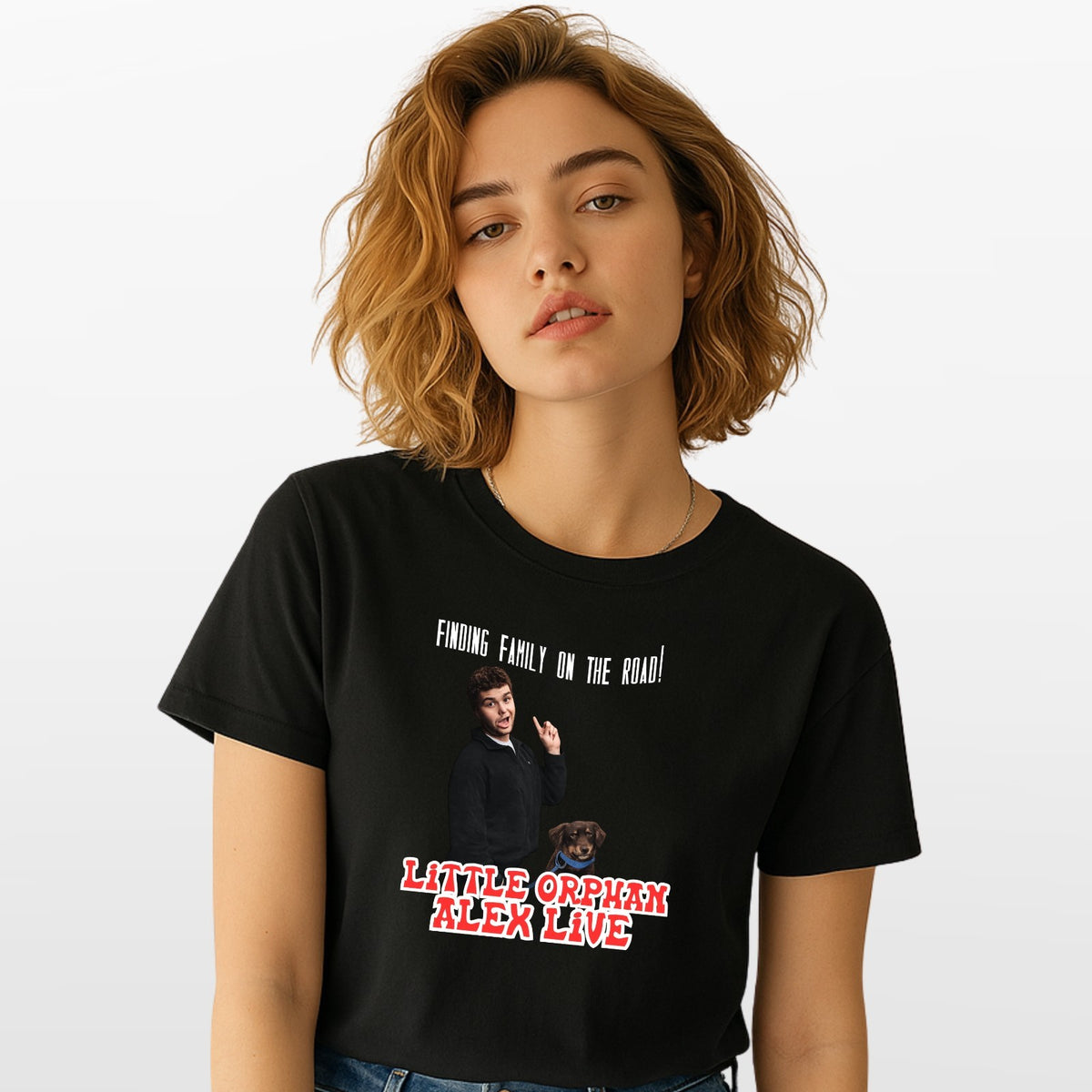 Little Orphan Alex Adults T-Shirt Fun Alex Warren Tee Top New
