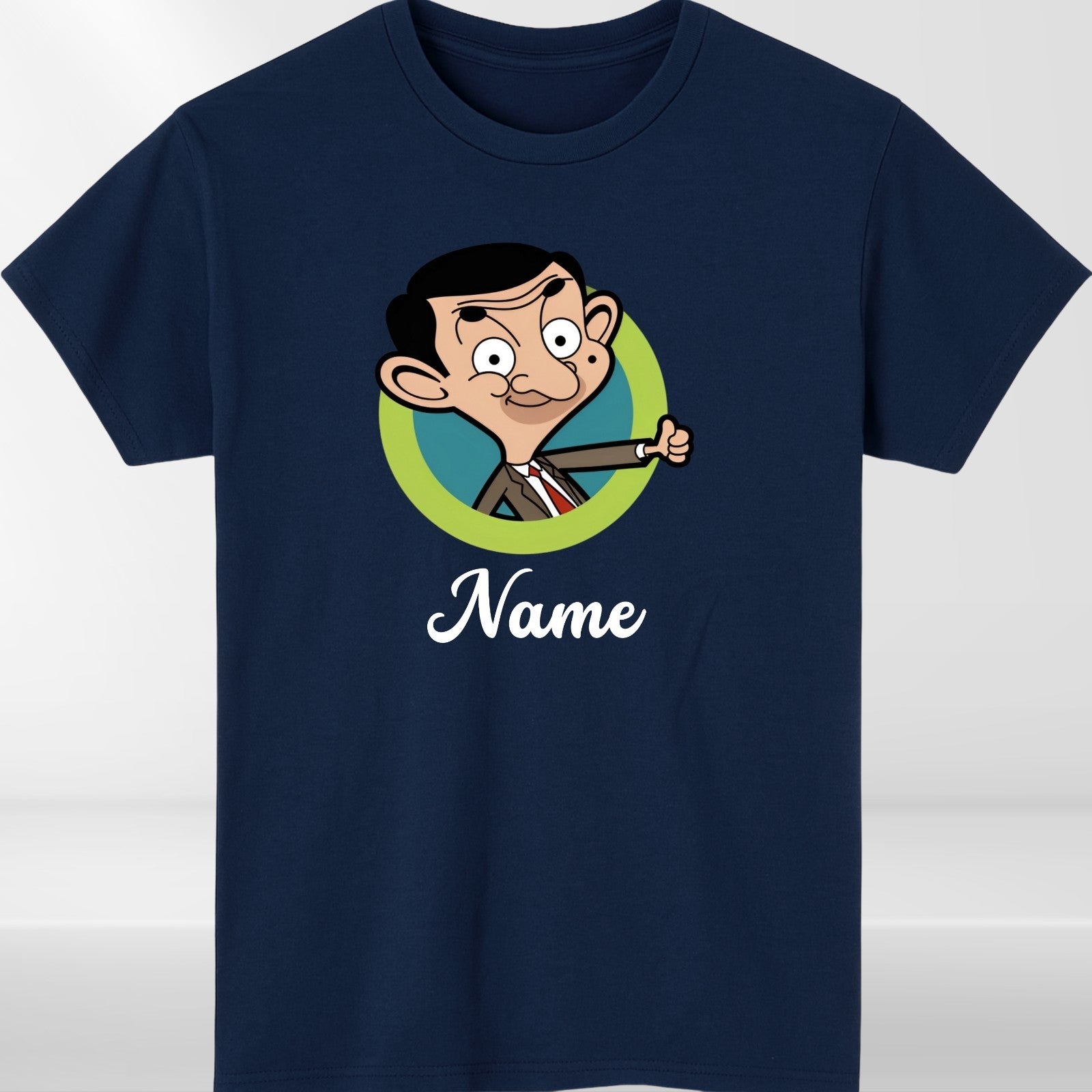 Personalised Cartoon with Name Custom T-Shirt product view 4