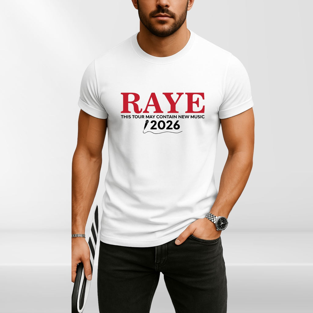RAYE 2026 UK Tour T-Shirt This Tour May Contain New Music Concert Fans Gift Top