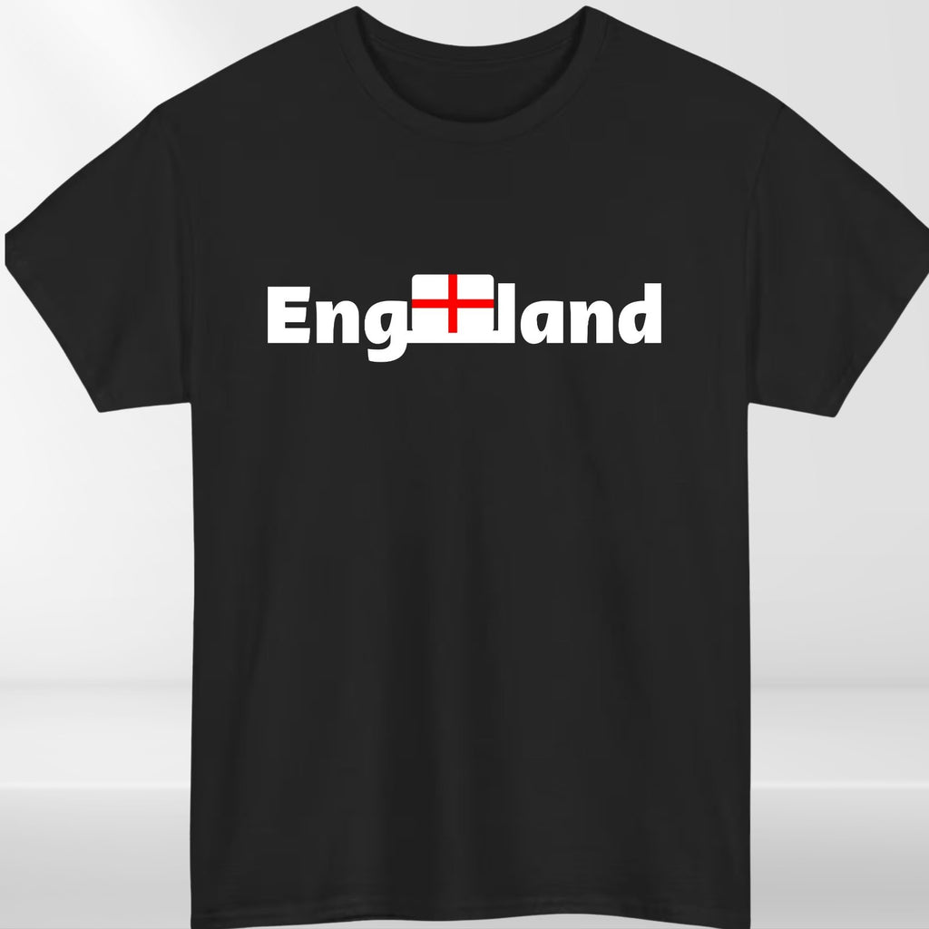 England St George Cross T-Shirt | England Flag Graphic Tee | Unisex UK Fan Shirt