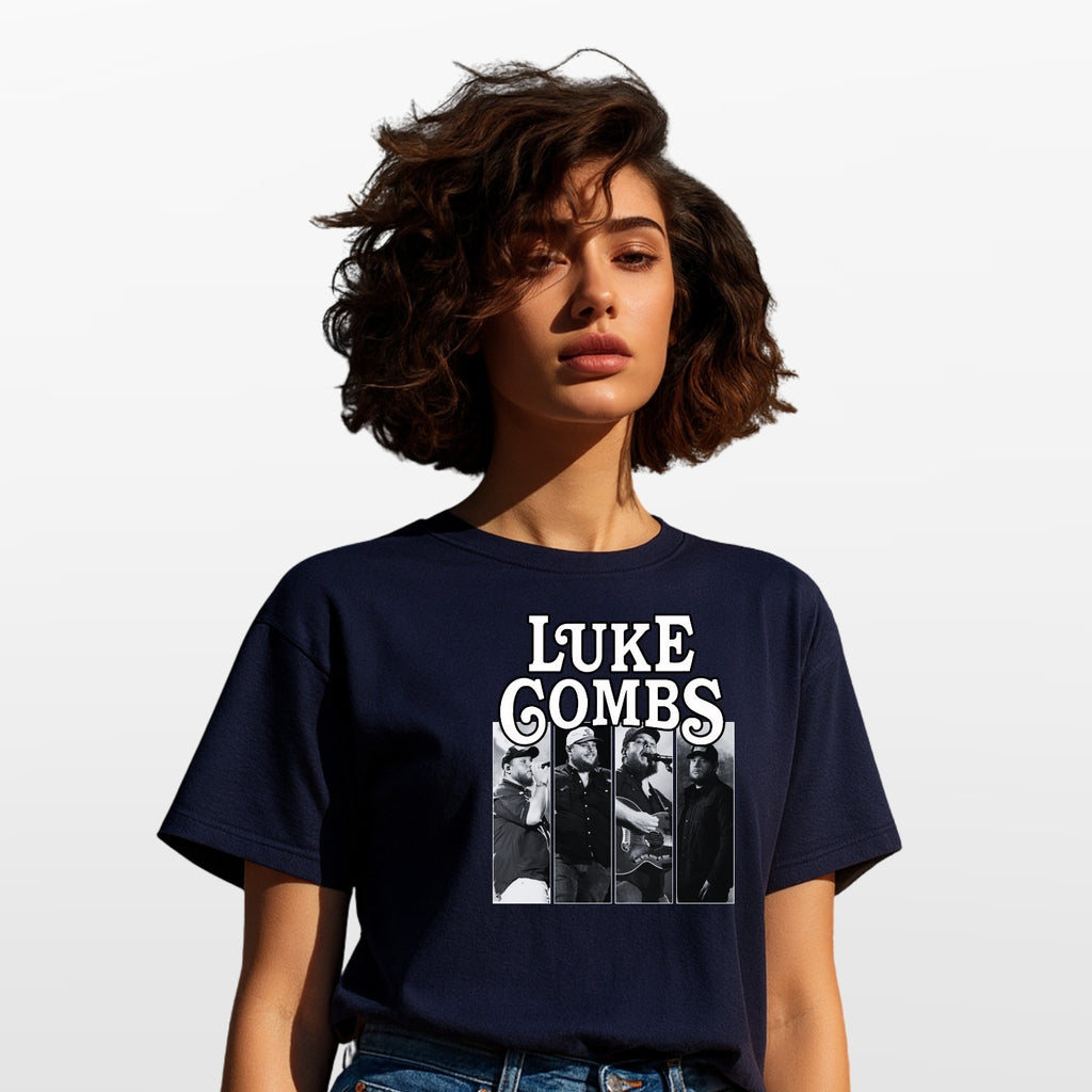 Luke Combs Inspired Adult T Shirt Country Music Graphic Fan Tee Top UK