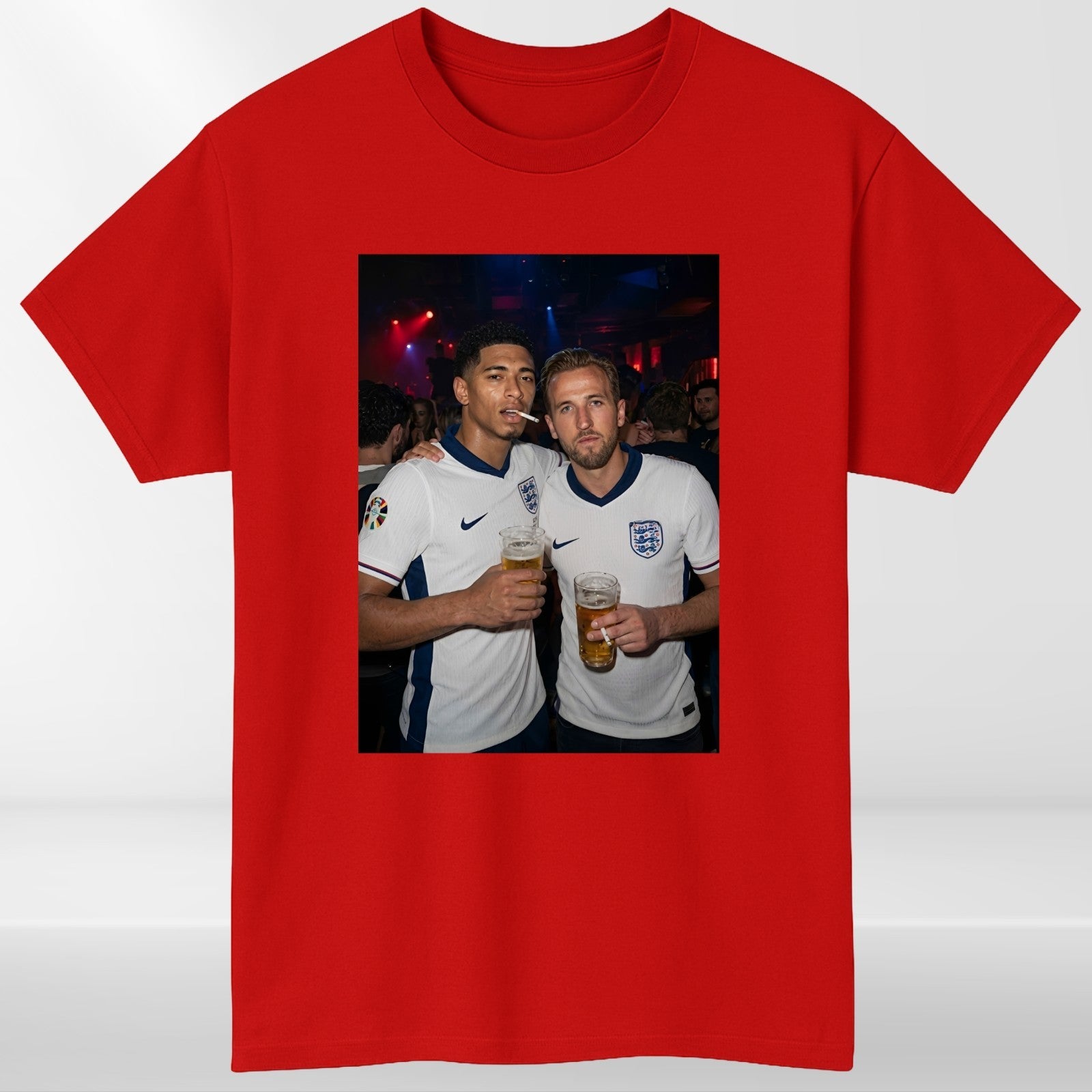 England Football Fan Supporter T Shirt Match Day Graphic Unisex Gift Tee UK