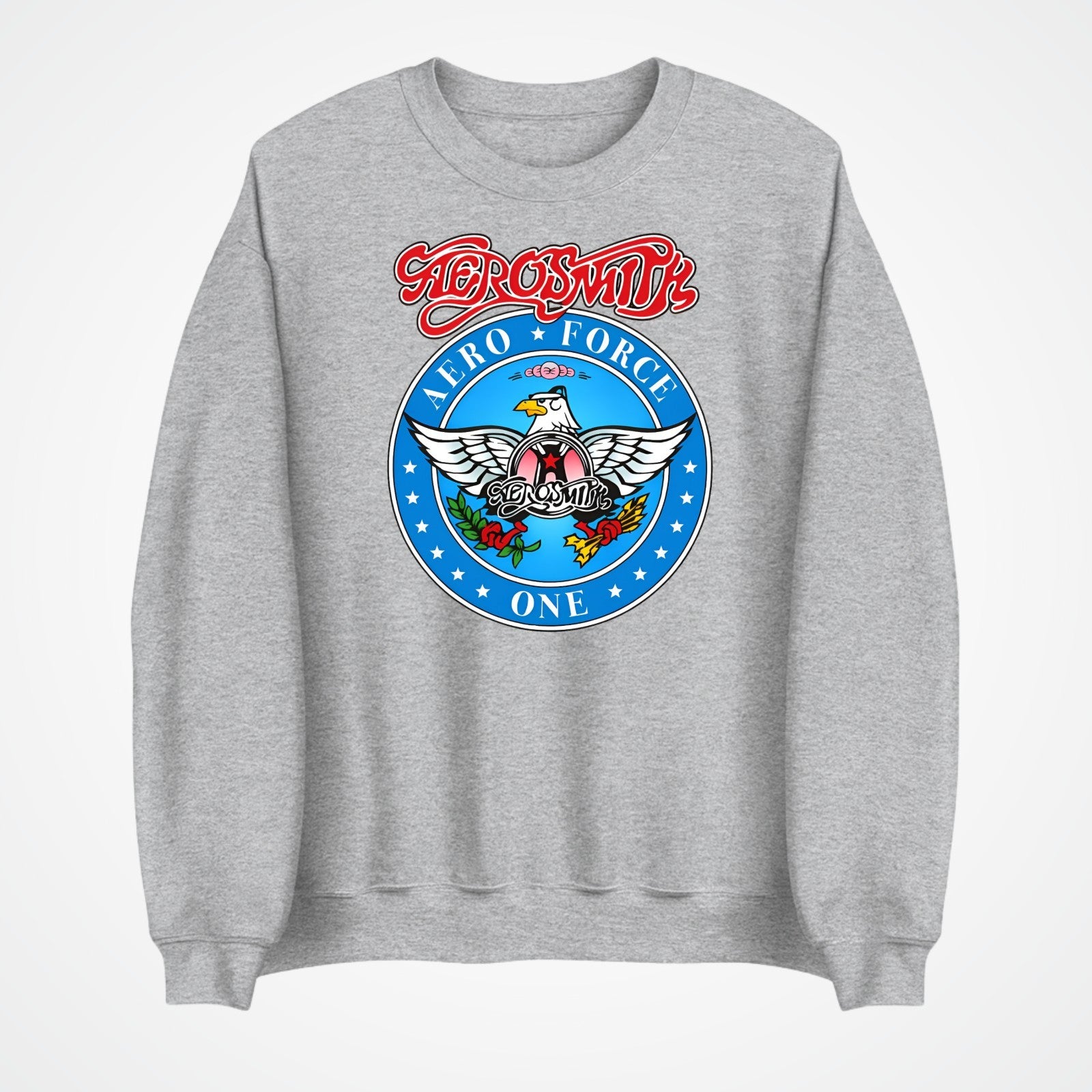 70s Arena Rock Jumper | Aero Force One Sweatshirt | Vintage Rock Music Gift