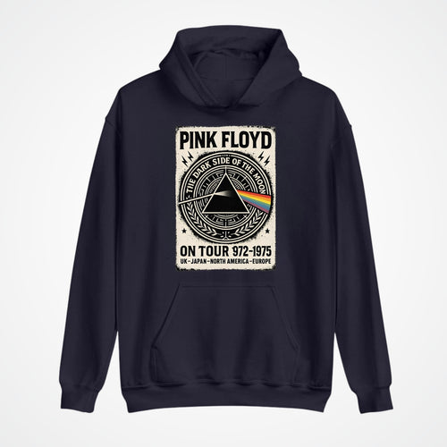 Vintage Psych Hoodie | Dark Side Of The Moon Band Hoodie | Music Gift Top 3Y–4XL