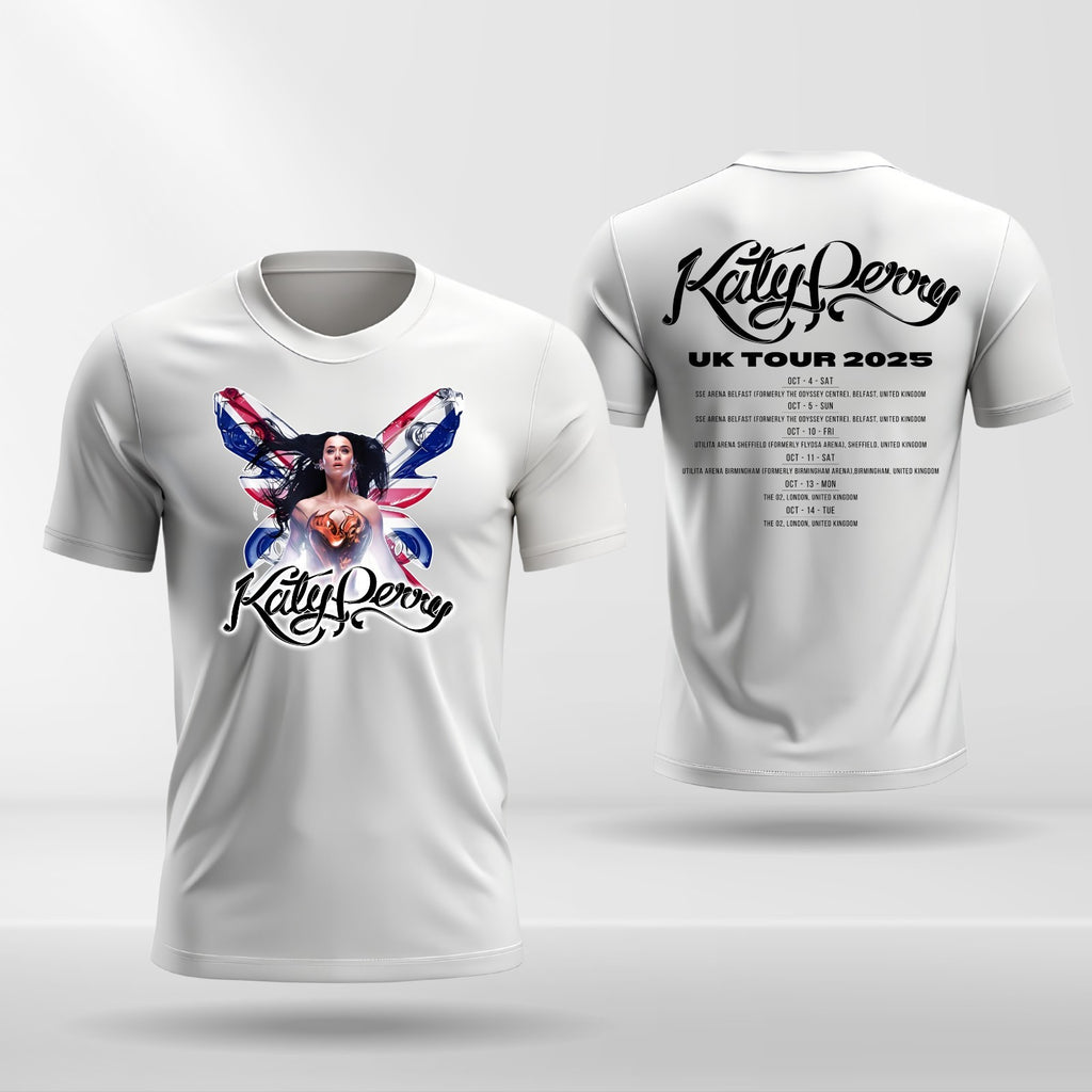 Katy Perry The Lifetimes Tour 2025 Album 3D Unisex T-Shirt