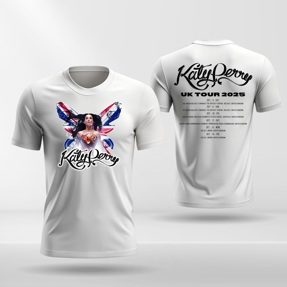 Katy Perry The Lifetimes Tour 2025 Album 3D Unisex T-Shirt