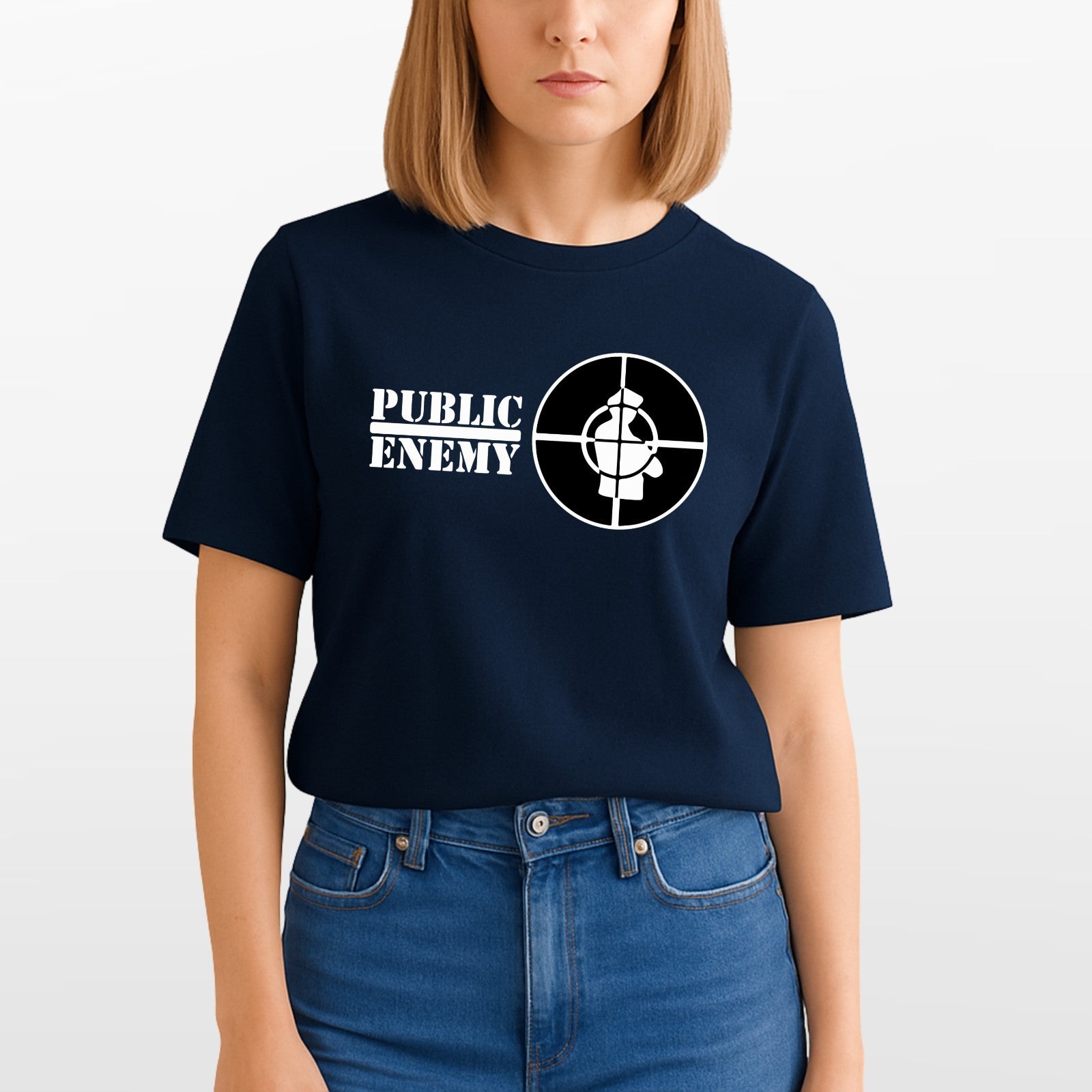 PUBLIC ENEMY T-SHIRT Old School RAP HIPHOP Fight The Power Unisex Tee