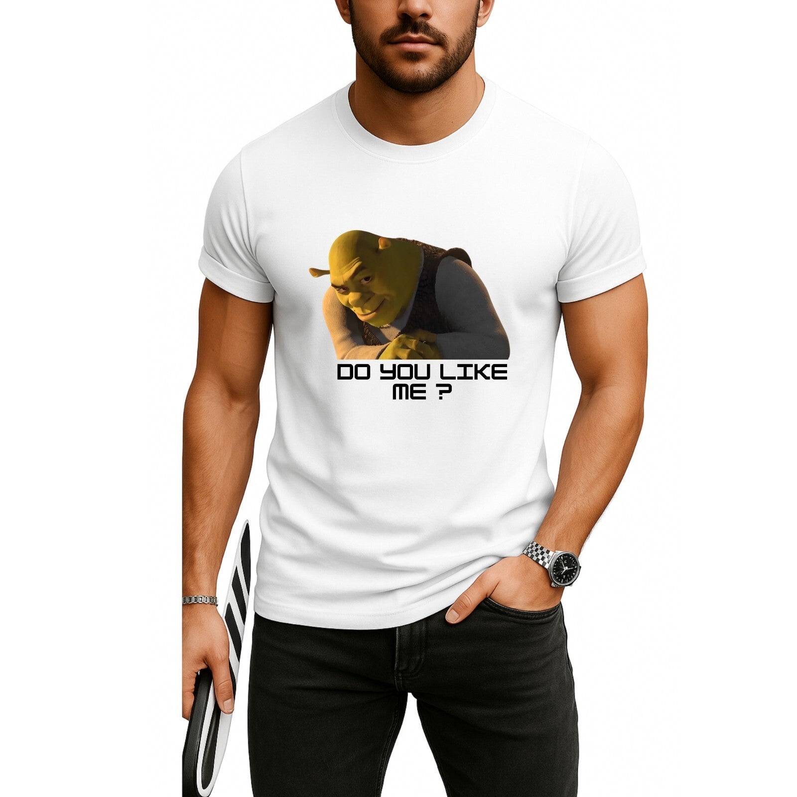 Shrek Meme Do You Like Me Funny T-Shirt product view 2