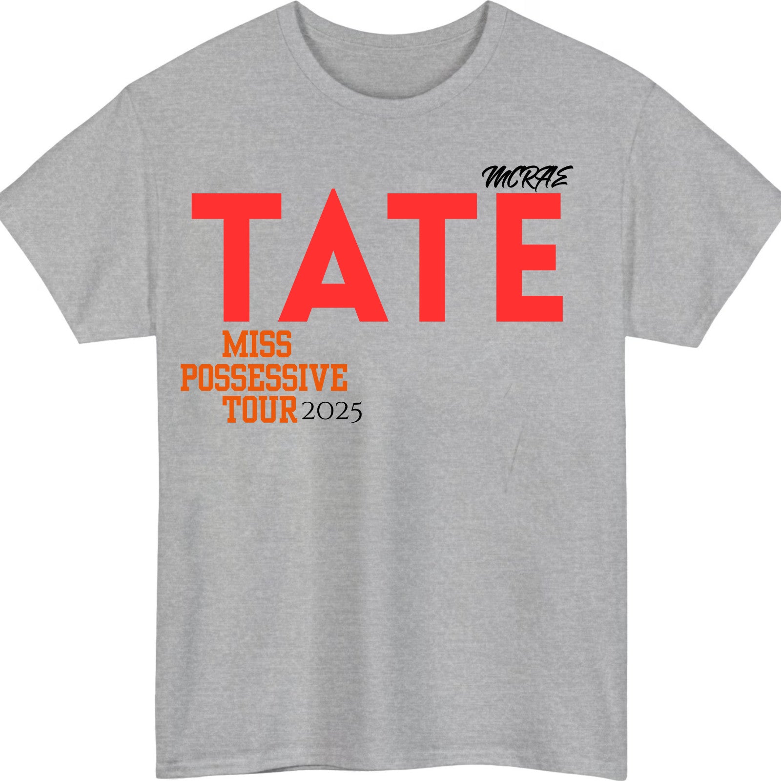 Tate McRae Concert Tour T-Shirt Design B product view 3