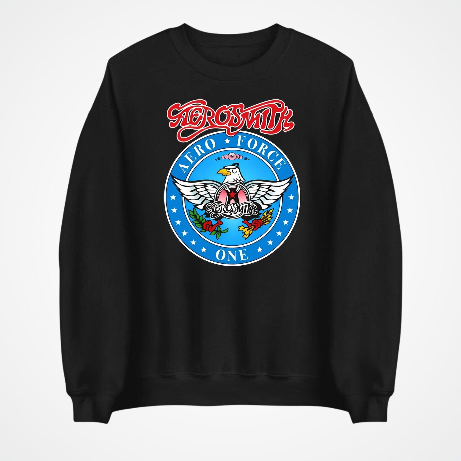 70s Arena Rock Jumper | Aero Force One Sweatshirt | Vintage Rock Music Gift