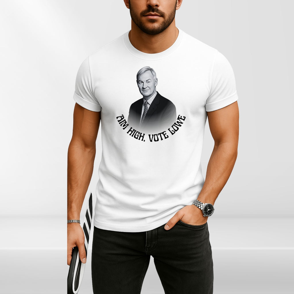 Rupert Lowe Tshirt | Aim High Vote Lowe Politics Shirt | Restore Britain Tee Top