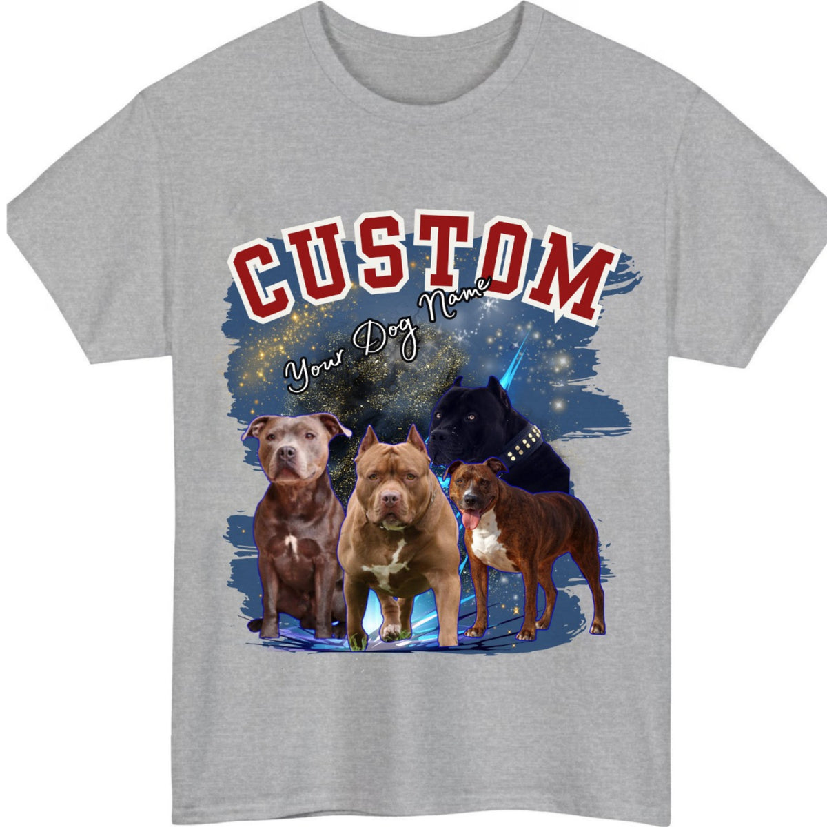 Personalised Dog Collage Personalis T-Shirt product view 3