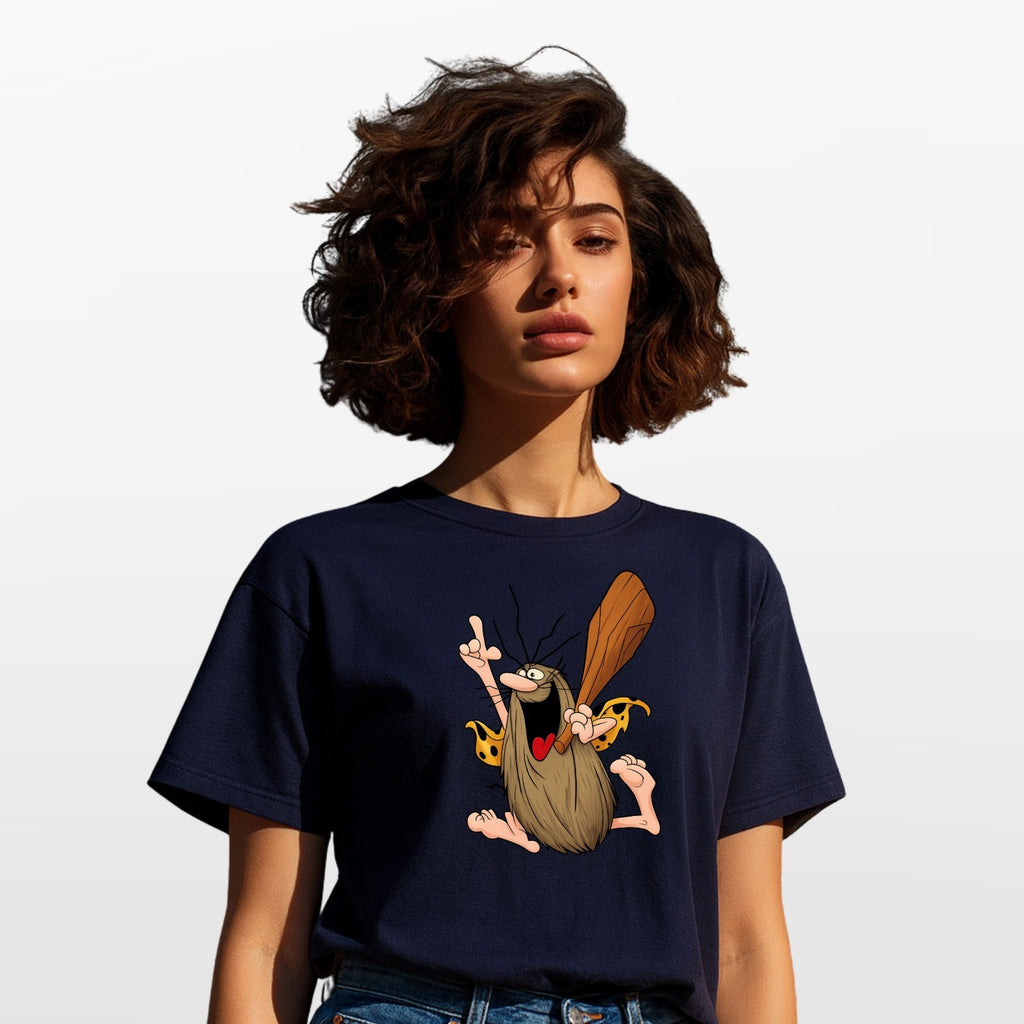 Vintage Captain Caveman Cartoon T-Shirt Retro Hanna Barbera Graphic Gift Tee Top